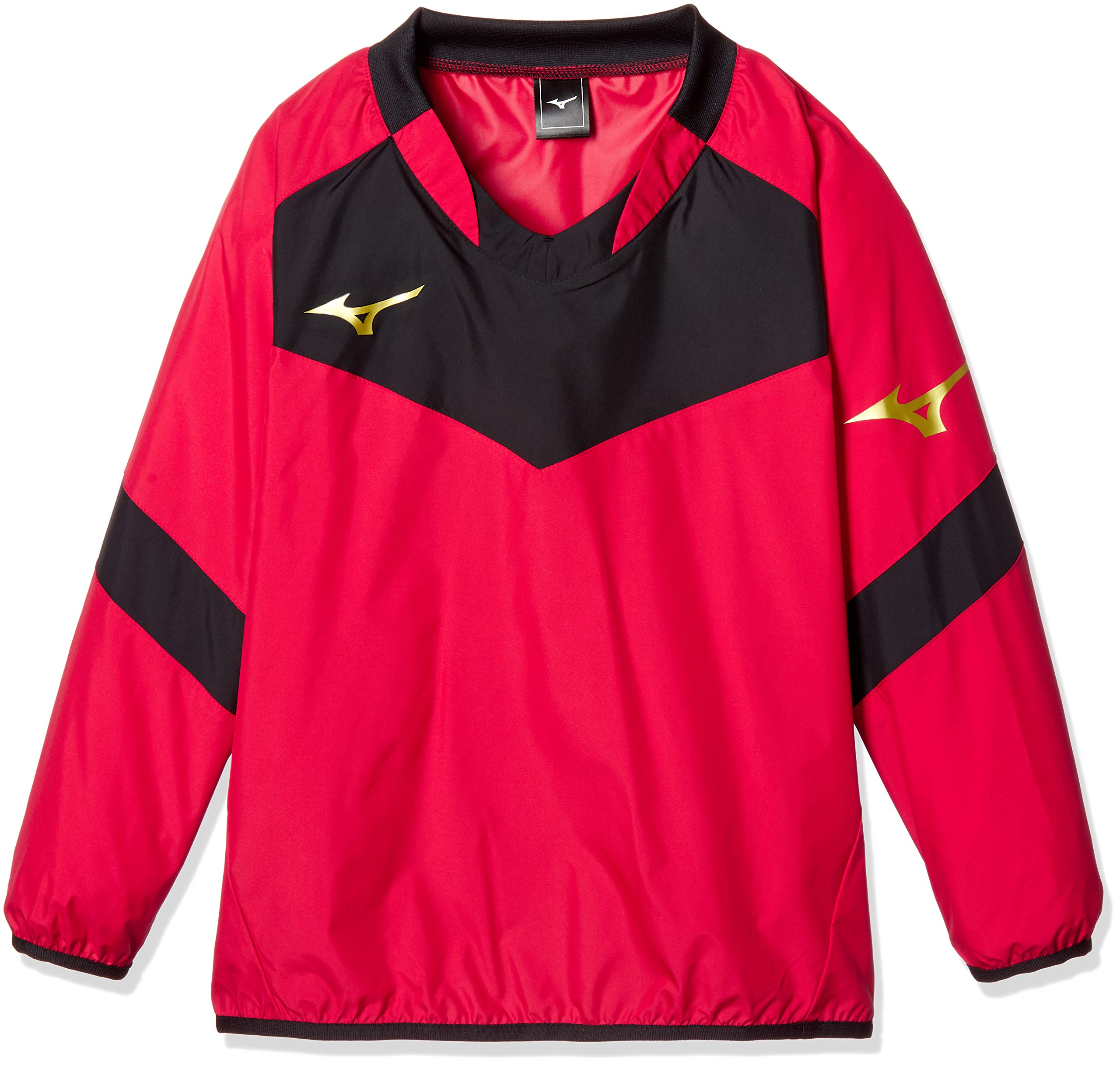 

Футбольная форма Mizuno для клубных занятий и китайский размер 150, Писте, Тренировочная, Юниорская, P2ME9400, Красная,