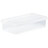 Shinki Synthetic Tombow Natural Sealware Storage Container, Antibacterial, Microwave-Safe, Shallow, 1.5L, 20cm W X 15cm D X 7cm H, OA-2, Made In Japan