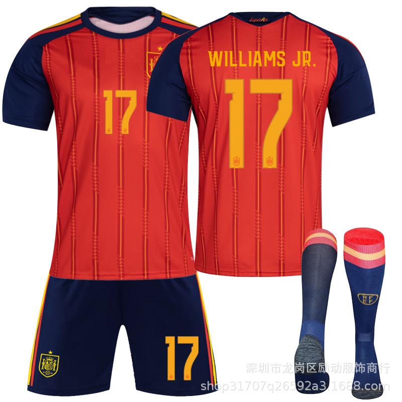 2526 Non. 17 Williams Jr. Maillot Domicile Espagne
