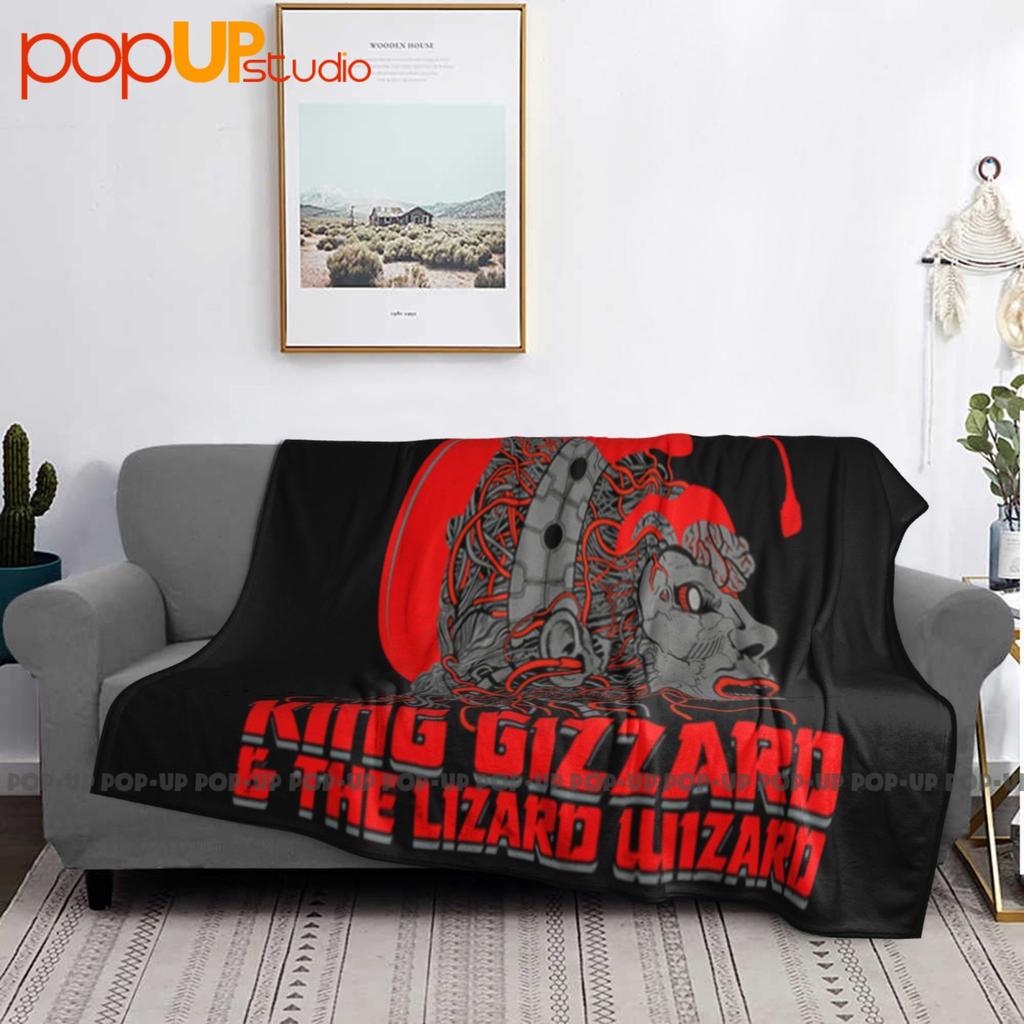 Manta Ultra-Suave Colcha Cobertor de Sofá de Inverno Cobertores de Cama King Gizzard And The Lizard Wizard
