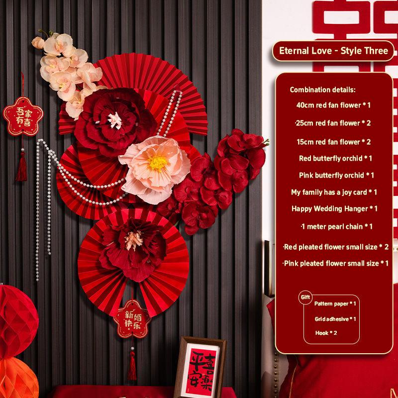 1 Set Chinese New Year Decorations 2026 Chinese Wedding Ornament Lunar New Year Wall Accessories Year Of The Horse 2026 Decor