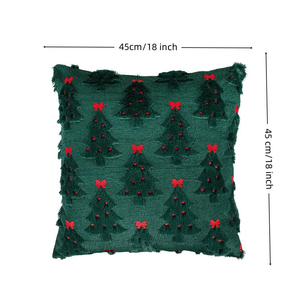 Home Textile Christmas Pillow Cover Short Removable Cushion Slipcover Pillow Core Protection Throw Pillow Cover Sofa Decoration