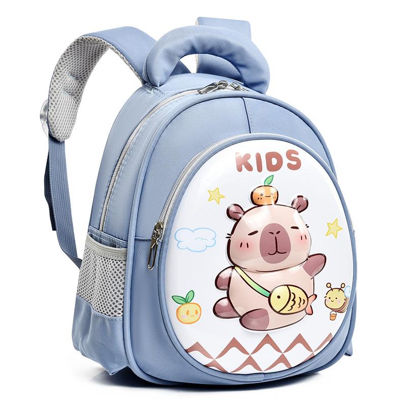 Kindergarten school bag new boys and girls spine care snacks backpack children cute cartoon go out large capacity backpack