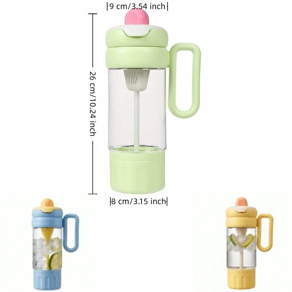 Leak-proof Sports Water Bottle Large Capacity Tea-water Separation Cup Tea Partition Cup Travel