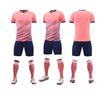 Custom Football Training Suit Set - Short Sleeve, Breathable Team Uniform for Adults & Children