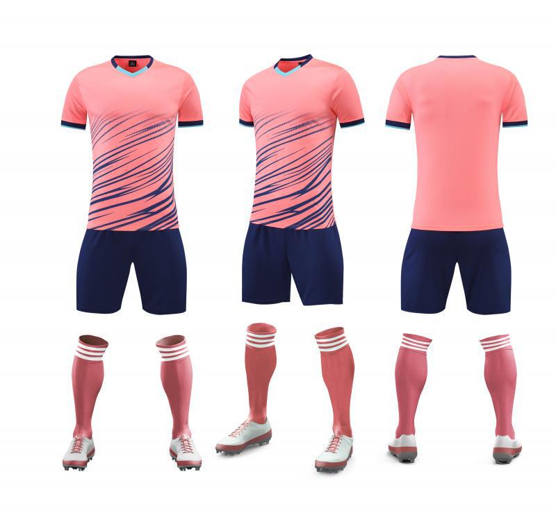 Custom Football Training Suit Set - Short Sleeve, Breathable Team Uniform for Adults & Children