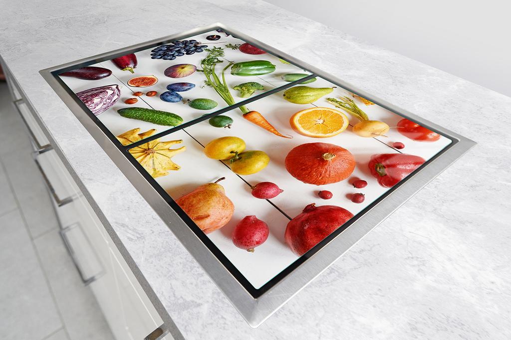 Glass Protective Plate for the Stove 2x45x52 Vegetables