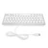 Mini Keyboard Mini Ultra Thin 78 Keys USB Wired Keyboard Scissor Keys Plug and Play Business Office