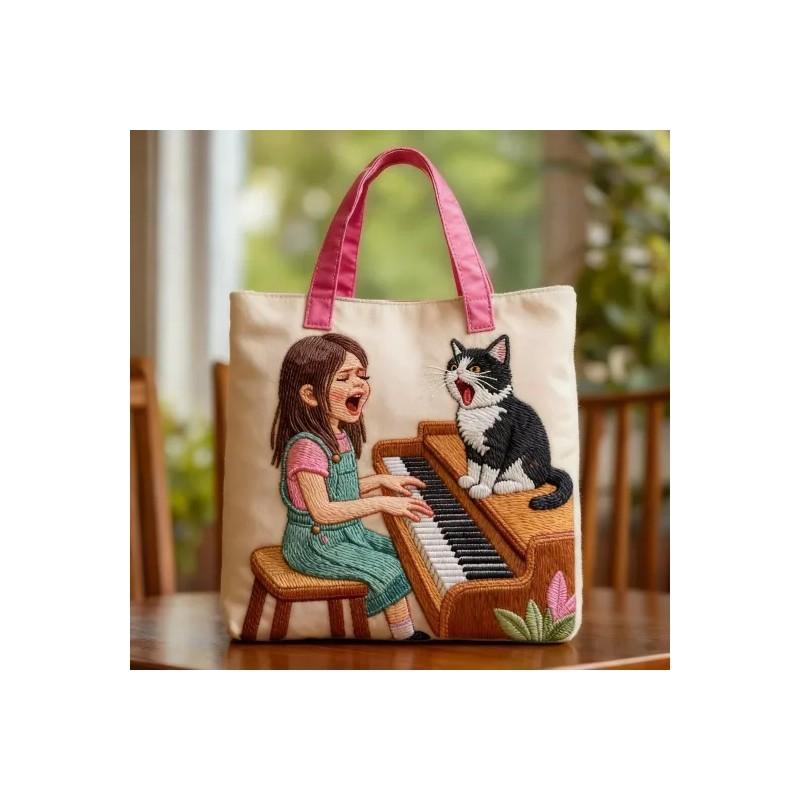 Bolso Tote Impreso de Moda para Mujer 3dtemu con Lona de Poliéster para Salidas a la Moda