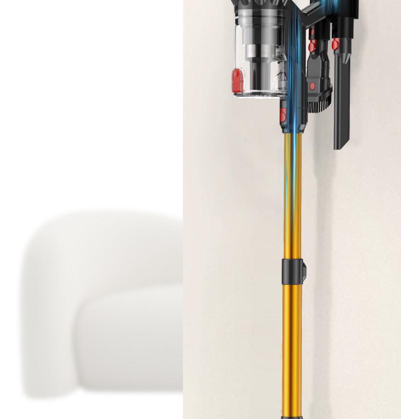 Cross-border 650W Brushless 40KPa Wet & Dry Anti-Tangle Handheld Vacuum with Green Light Dust Display