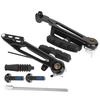 A Pair of Aluminium Alloy High Strength Black Folding Bike Long Arm V Brake 412 Modified Bicycle Accessory