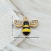 Alloy Drip- Honeybee Pendant Adorable Animal Charm Bag & Keyring Accessory Decorative Jewelry