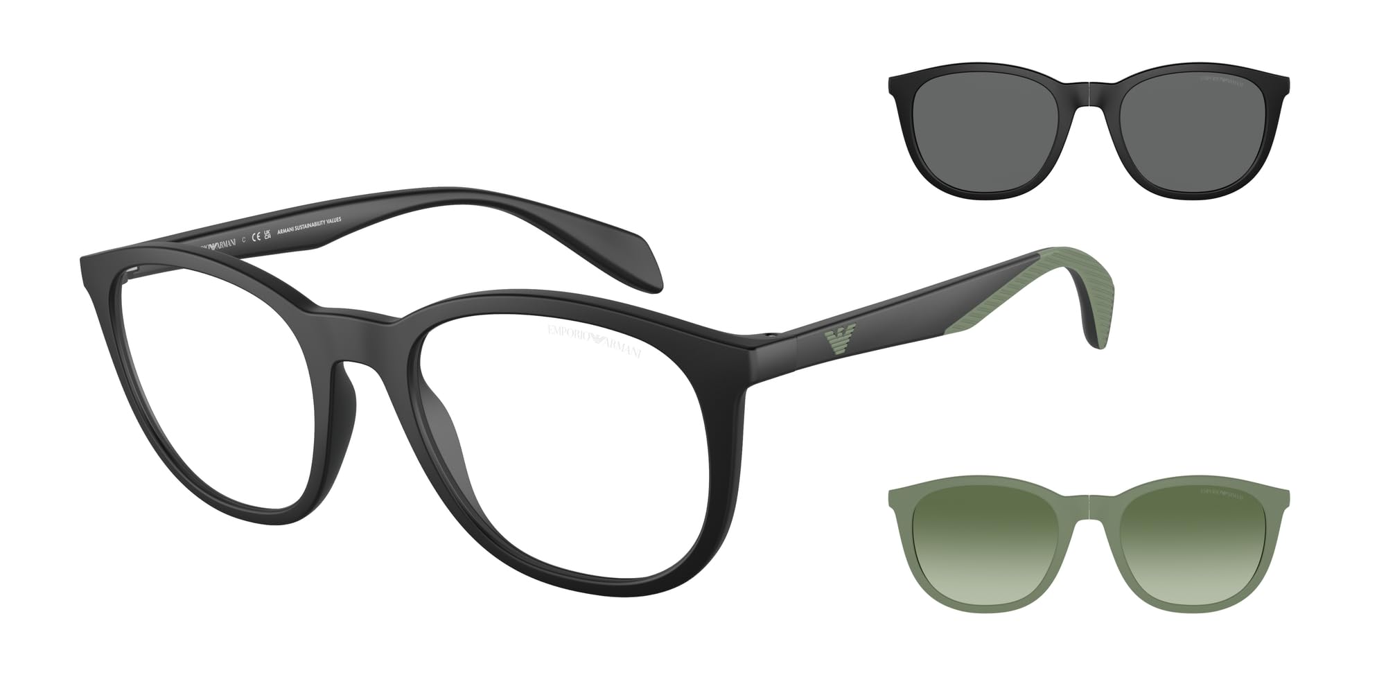 

Sunglasses EA4211F MATTE BLACK 53 [Emporio Armani]