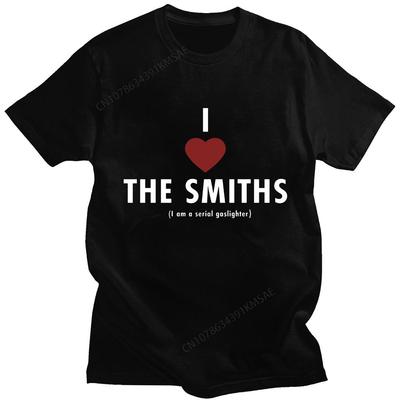I Love The Smiths Graphic Tshirt Awesome Men Women Cotton Cozy T Shirts Loose Hip Hop Fashion Short Sleeve Streetwear Unisex