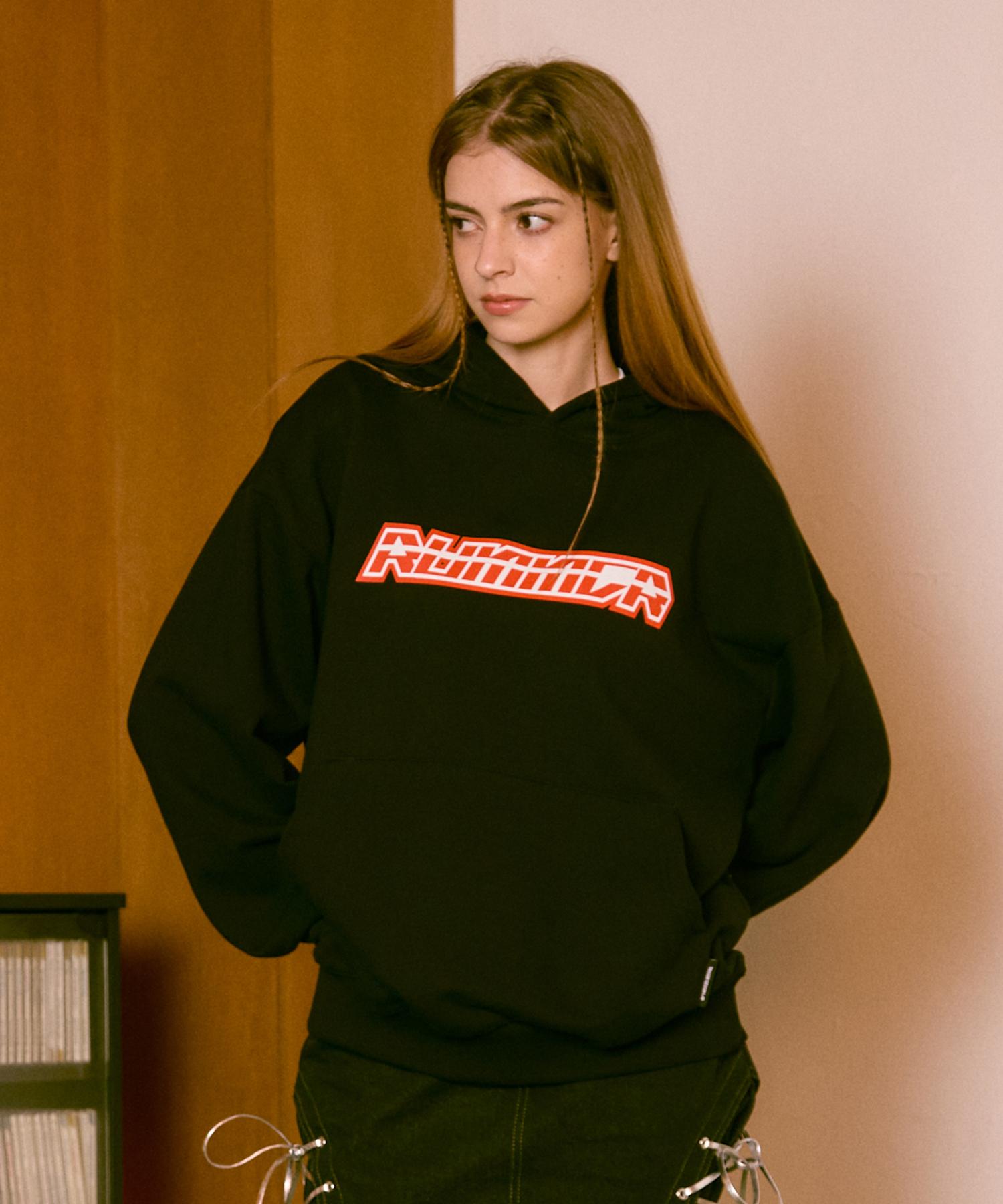 Kuton [Fleece Lined] Runner Oversized Hoodie 3 Colors (Type A) Melange (Fleece-Lined Version)/3