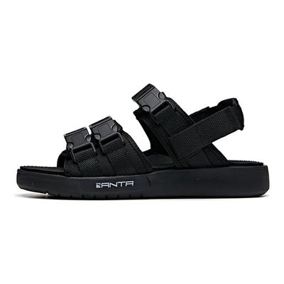 Sandales de Sport Série Lifestyle Tissu Antidérapant Résistant à l'Usure Sandales Homme Noir 912036901-1