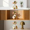 Abstract Vase Decorative Hollow Sculptural Flower Holder for Art Lovers, Living Proponents,