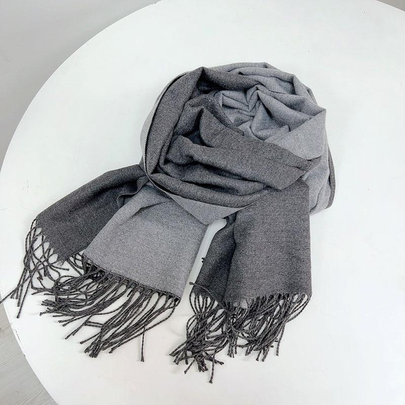Autumn and Winter Double sided Solid Versatile Modal Thickened Windproof  keepwarm UnisexScarf