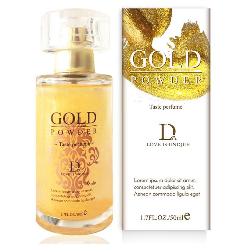 Du Ai Gold Powder Flirting Perfume for Men/Women - Luo Meng, 50ml (144/Box)