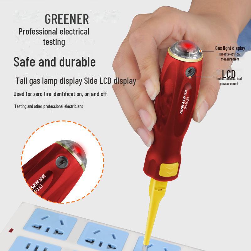 Green Forest Dual-Function Electrician Induction Test Pen