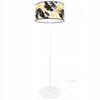 Elegant Floor Lamp, Golden Flower Lampshade, Led