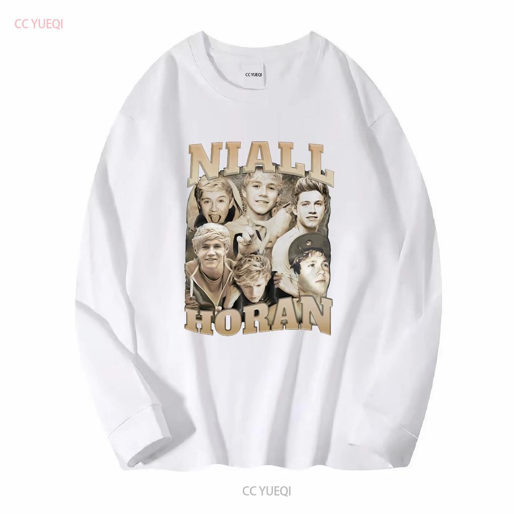 Style Niall Horan T Shirt Classic Black Unisex S 5xl Y489 Long Or Short Sleeves Vintage Washed Stylish Graphic Soft Casual Unisex