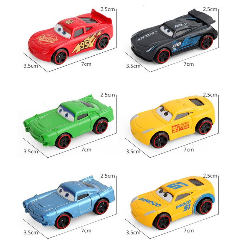 BIG SALE!!! Lightning McQueen Diecast Metal Alloy Cars Toys Cartoon Movie Vehicle Model Enligten Action Figure Toys For Children