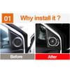 For Honda CRV CR-V 2017 2018     ABS Car Front Rear Door Window Inner Triangle A Pillar Column Cover Accessories