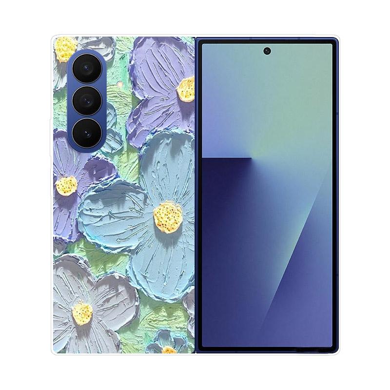 For Samsung Galaxy Z Fold 7 6 5 4 3 2 Case Transparent Protective Back Cover Hard PC Shell For Samsung Z Fold7 Fold6 Fold5 Etui
