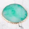 Gold Edge Resin Agate Nail Art Palette