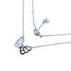 SWAROVSKI Butterfly Rhinestone Necklace Not specified Silver Women Used
