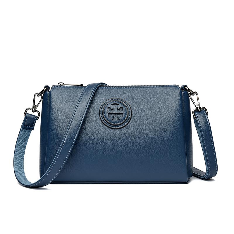 Versatile PU Crossbody Bags for Women Stylish High Quality Brand Design Zipper Solid Color Pattern Casual Daily Use Shoulder Bag