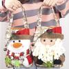Large Santa Claus Christmas Eve Gift Bag with Pocket for Decorations