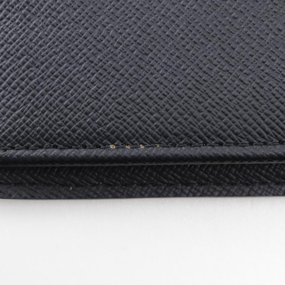 LOUIS VUITTON Brazza portefeuille Purse N62665 black Damier Grafitto Canvas mens Used