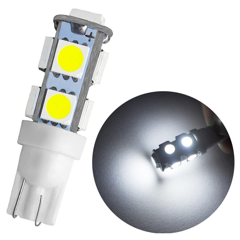 T10 W5W 5050 5SMD White Interior Lights LED Car Light Wedge Reading Lamp Bulbs Super Bright DC 12V