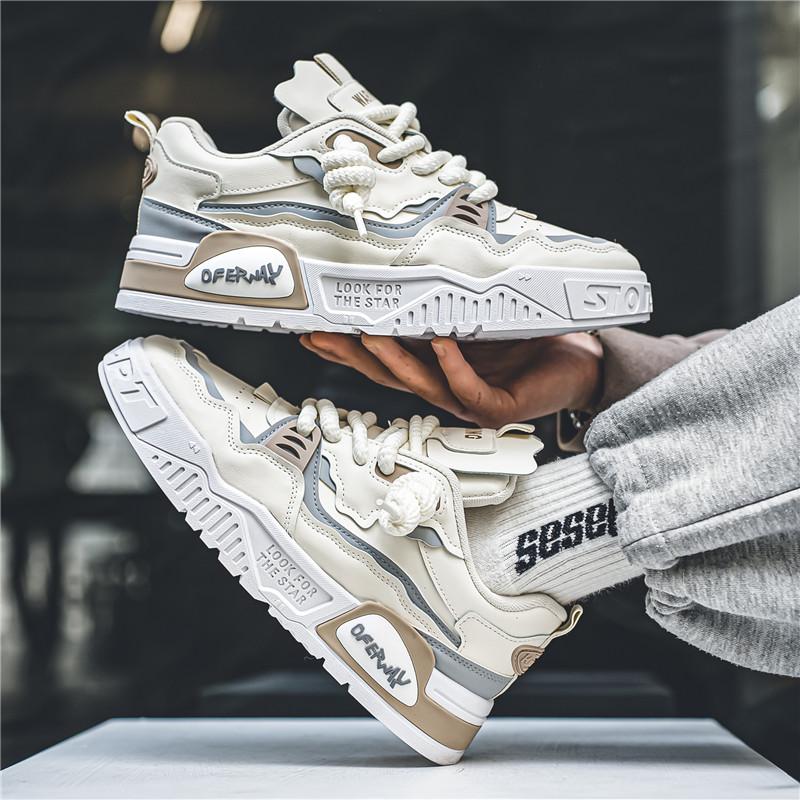 Herrenschuhe Sneakers Herren Freizeitschuhe Freizeit Luxus Herren Wanderschuhe Chunky Trend Stakeboard Schuhe für Männer Sport Laufschuhe Herrenschuhe