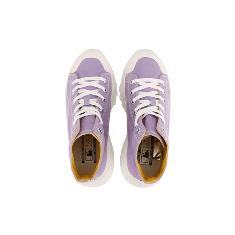MLB Chunky High Fashion Korean Style Canvas Shoes Unisex Sneakers Purple 32SHU1111-07V