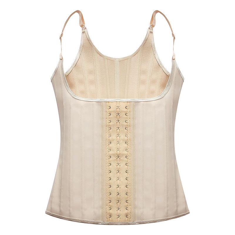 Enhanced Latex Sports Corset: 25 Steel Bones, Rubber Button, for Shaping and Support