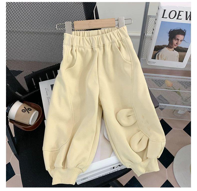 Spring 2025 Girls' Fashion Set: Toddler Sweatshirt, Jacket & Pants for Spring/Autumn