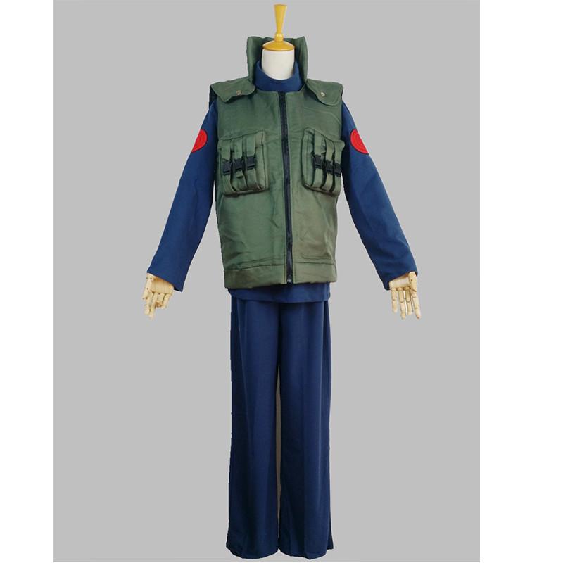 Naruto Cosplay Costume Kakashi Hatake Full Set For Halloween Party