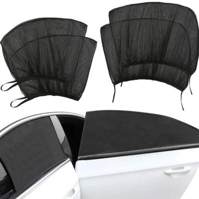 Universal Car Anti-Mosquito Net Sunscreen Mosquito Window Shade Privacy Curtain Sun Visor for Front and Rear Windows