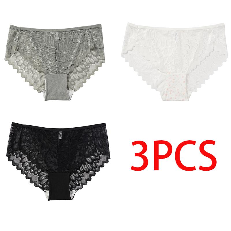 

Кружевные трусики больших размеров с высокой талией, сексуальные модные женские трусы, мягкие дышащие женские трусики 3XL