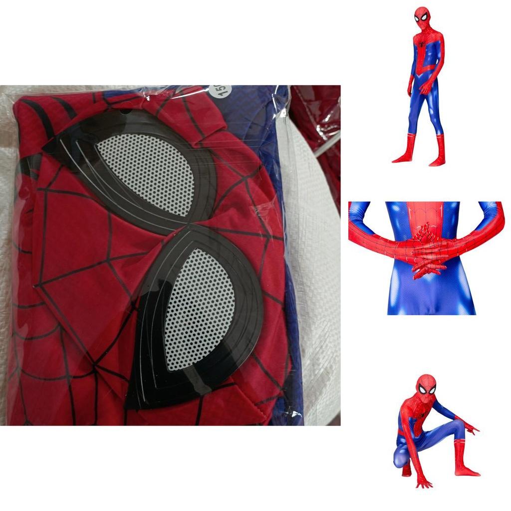 Spider-man Peter Parker Cosplay Costume Bodysuit Jumpsuit For Adults And Kids