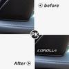 Wqctu10 4/10pcs Car Audio Decorate 3D Aluminum Badge Emblem Sticker For Corolla Rav4
