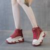 Thick-soled fashion small women's shoes autumn and winter new versatile high-top thin sneakers