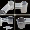 10pcs Portable PE Bird Feeding Box Double Outlet Design Multifunctional Bird Water and Food Container for Travel Use