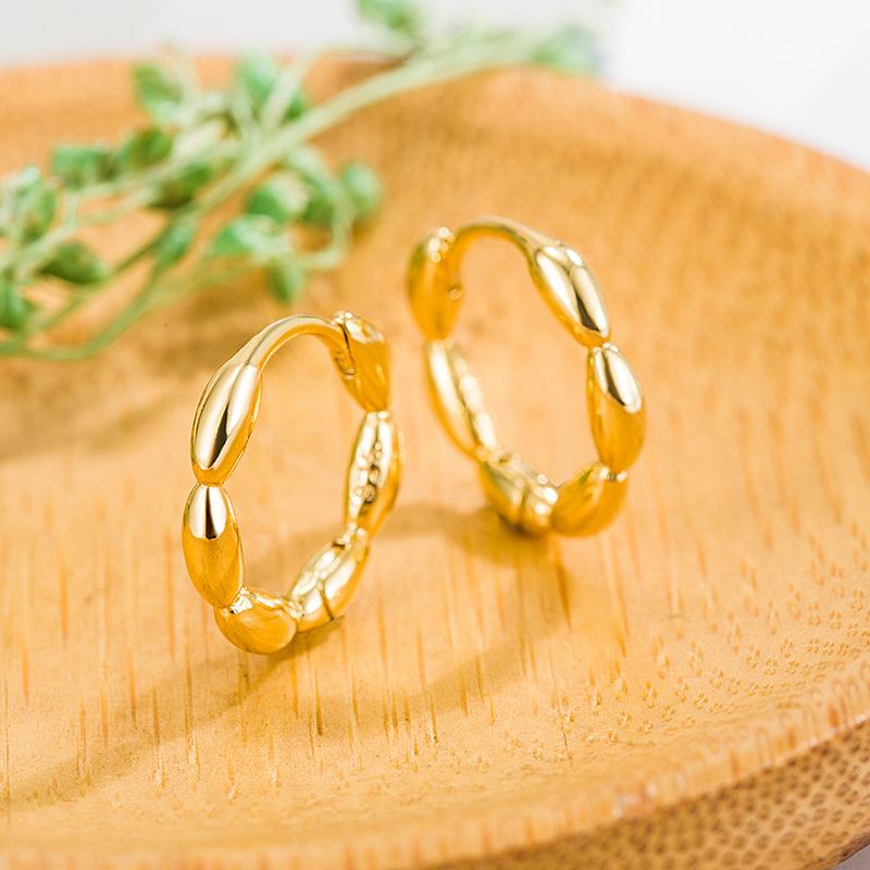 Серьги-кольца из серебра 925 пробы с белыми кристаллами циркона для женщин, винтажные серебряные серьги-кольца, роскошные свадебные украшения, подарок