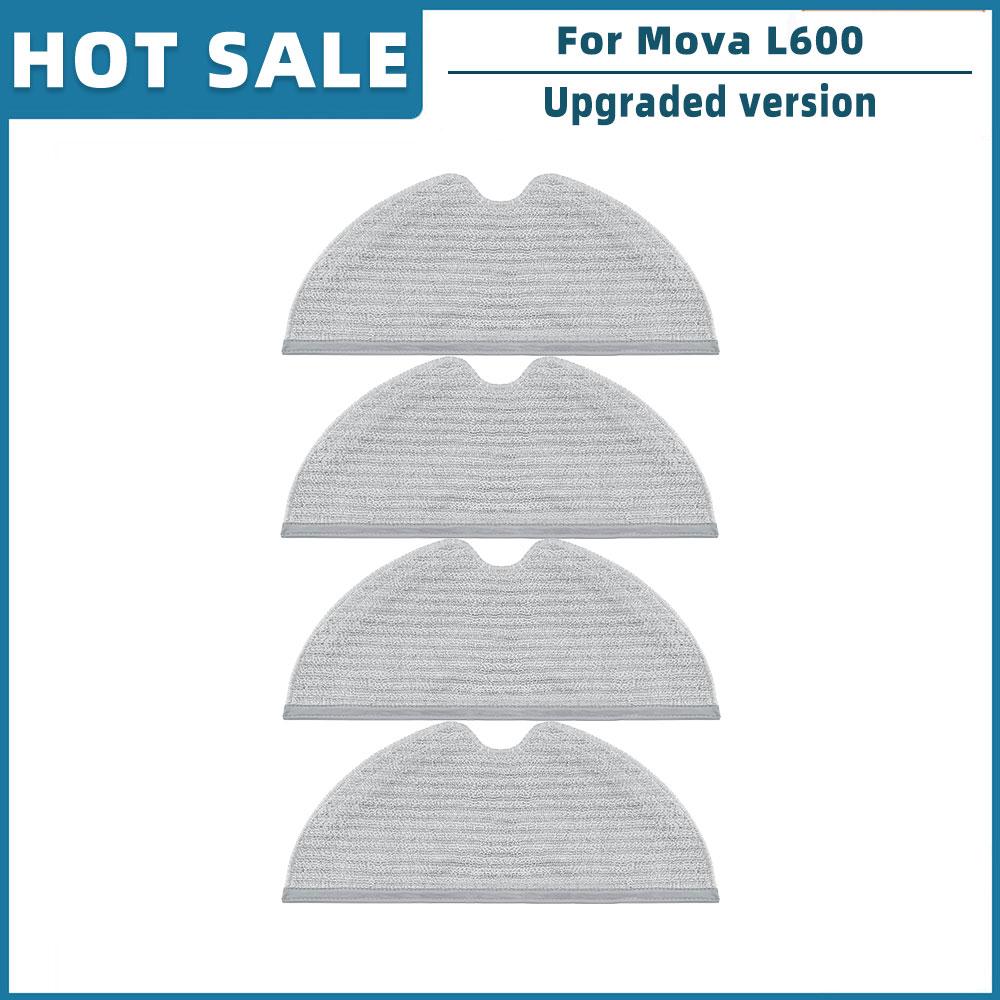 Replacement For Mova L600 Z500 Robot Vacuum Cleaner Spare Parts Accessories Roller Main Side Brush Hepa Filter Mop Rag Cloth