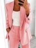 Cardigan aderente a tinta unita moda europea e americana 2024 Set completo da donna