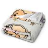 Toca Boca World Strickdecke Fleece Cartoon Spiele Super Weiche Überwurfdecken für Zuhause Couch Bett Teppich